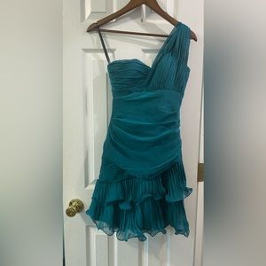 Dalia Macphee One Shoulder Formal Dress